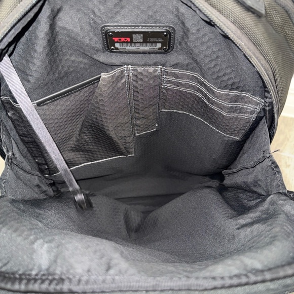 Tumi Alpha Bravo Davis Backpack Laptop Carry Bag Nylon Leather Black *READ - Picture 16 of 16